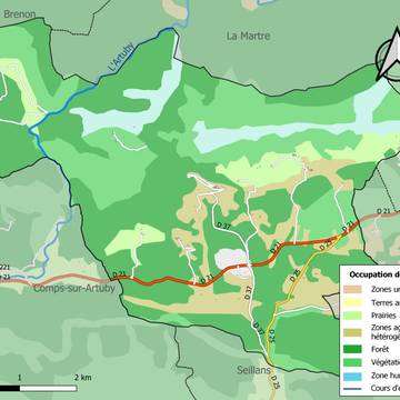 Ruines du château féodal de Bargème